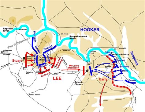 Chancellorsville Battle Map