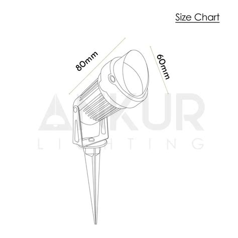 ANKUR SNOOT MINI LED OUTDOOR SPIKE LIGHT FOR FACADE OR GARDEN at the ...