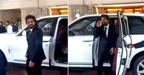 Actor Allu Arjun Spotted Getting Out of a Rolls Royce Cullinan » Car ...