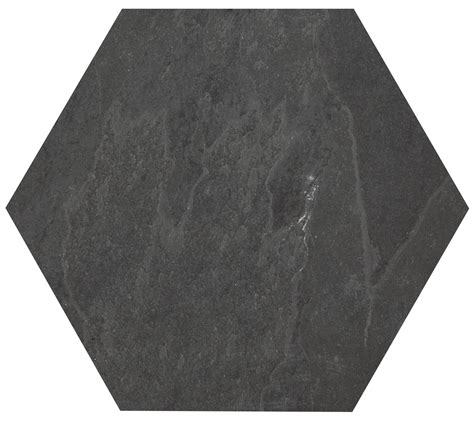 Large Hexagon Floor Tile Slate