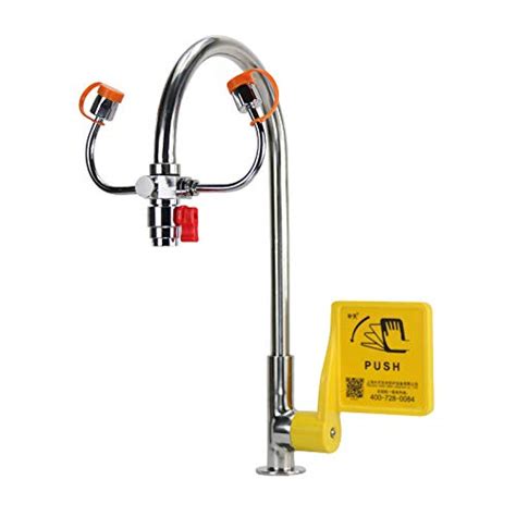Buy CGOLDENWALL Emergency Eyewash Station Copper Eye Washer Faucet ed ...