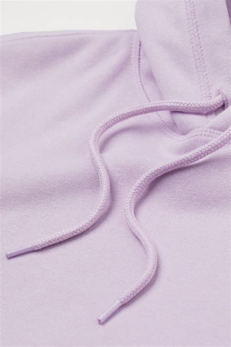 Relaxed Fit Hoodie-Light purple-0970819008 – Discount Store