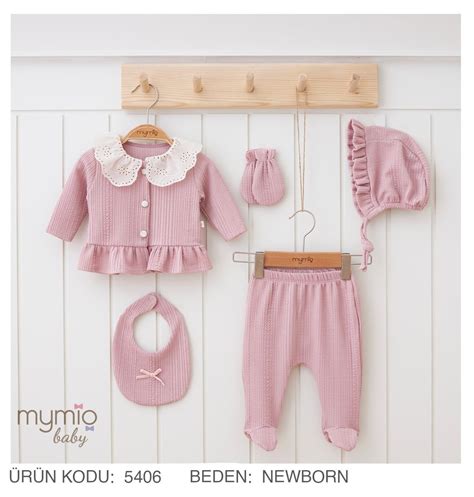 Baby Girls Five Piece Anglaise Collar Spanish Set with Bib, Hat ...