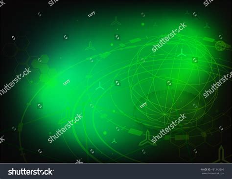 Abstract Technology Green Background Vector 的图像结果