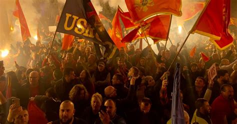 Thousands Rally In Montenegro Calling For Early Elections