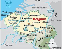 Image result for Belgium 地图