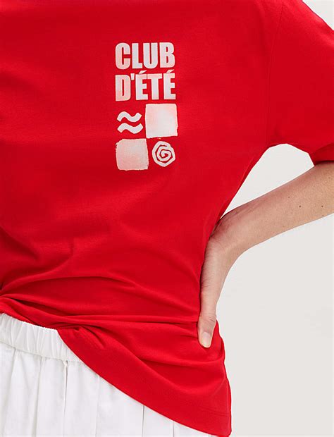 Buy Cotton Rich Graphic Oversized T-Shirt at Marks & Spencer