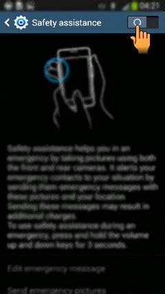 How to enable Safety assistance in Samsung Galaxy Grand 2(SM-G7102 ...