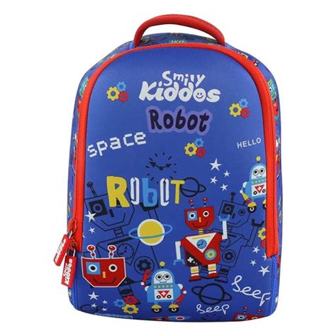 Smily Kiddos 6 ltrs Preschool backpack - Robot Theme – Juplay World