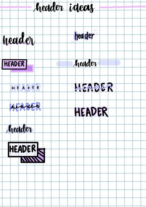 Image result for Simple Header Ideas for Notes