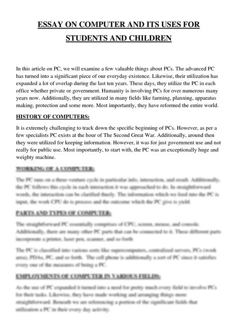 Computer Lab Essay 的图像结果