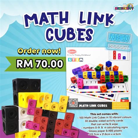 MATH LINK CUBES - MommyHappy