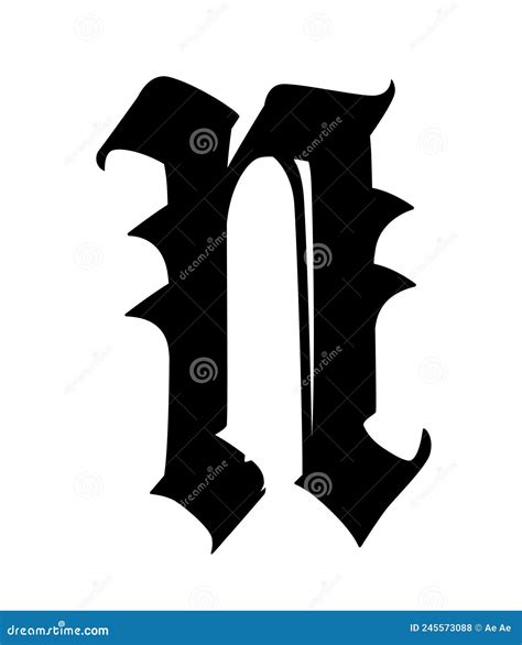 Old English Letter N