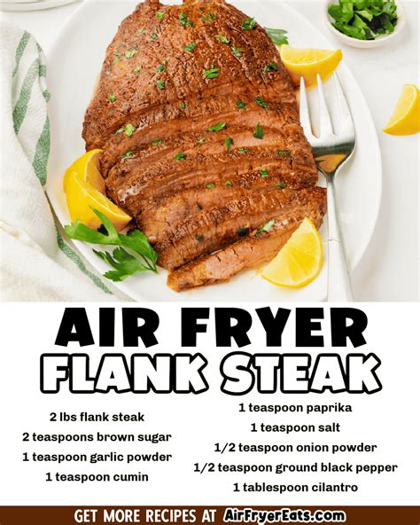 Air Fryer Flank Steak - Air Fryer Eats