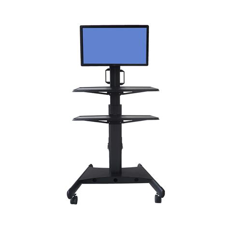 Buy SUNWEIHAOA Monitor Arms Monitor Mobile Cart 15"-34" Floor-Standing ...