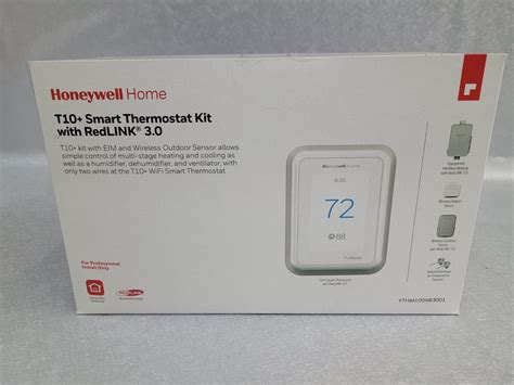 NEW HONEYWELL HOME T10+ SMART THERMOSTAT KIT W REDLINK 3.0 ...