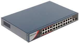 HIKVISION 24 Port Fast Ethernet Unmanaged POE Switch DS-3E0326P-E/M ...