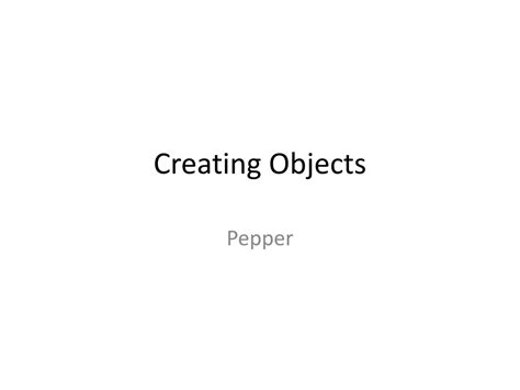 Image result for Creating Objects