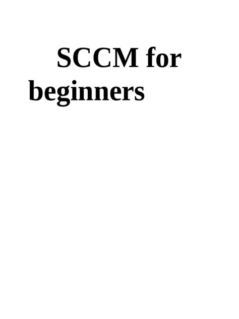 Image result for SCCM Tutorial for Beginners