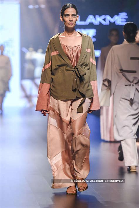 Models showcase a creation by INIFD presents Gen Next on Day 2 of the ...