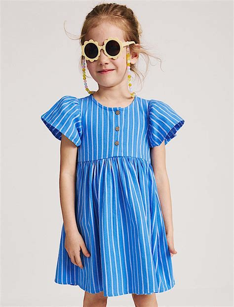 Buy Pure Cotton Striped Dress (2-10 Yrs) at Marks & Spencer
