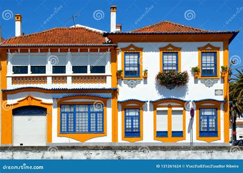 Typical Portuguese House in Aveiro Stock Photo - Image of city ...