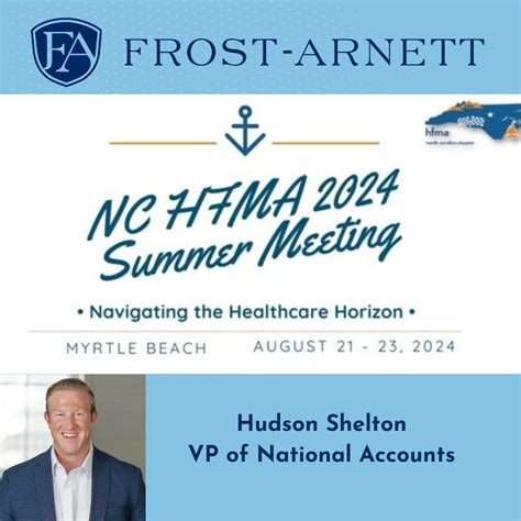 We are looking forward to attending the North Carolina HFMA (NCHFMA ...