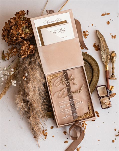 Image result for Box Wedding Invitations