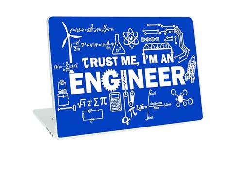 Galaxsia™ Engineer Vinyl Laptop Skin/Sticker/Cover/Decal Compatible for ...