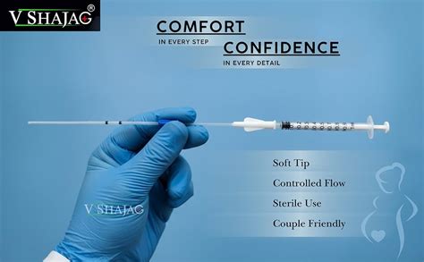 V SHAJAG Entire IUI Cannula Kit with Speculum & Collection Bottle