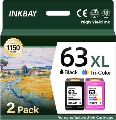 Amazon.com: 63 63XL Ink Cartridge Combo Pack Replacement for HP Ink 63 ...