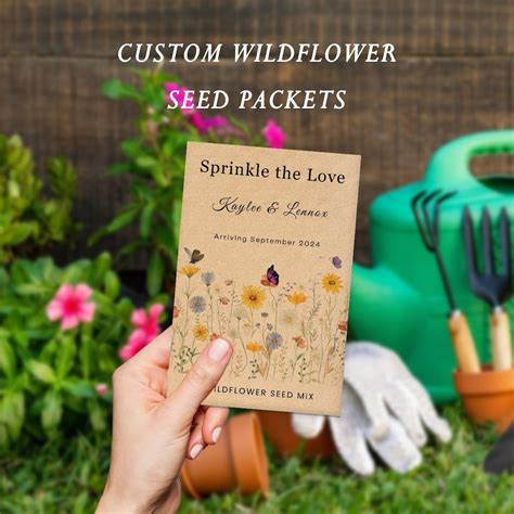 Personalized Wedding Seed Packets in Bulk With Seeds Included/bridal ...