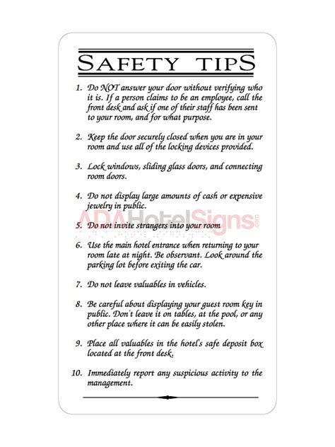 Image result for Safety Tips Sign