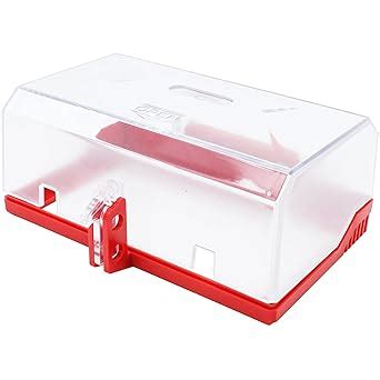 TRADESAFE Emergency Stop Button Lockout, XL Rectangular Lockout, Box ...