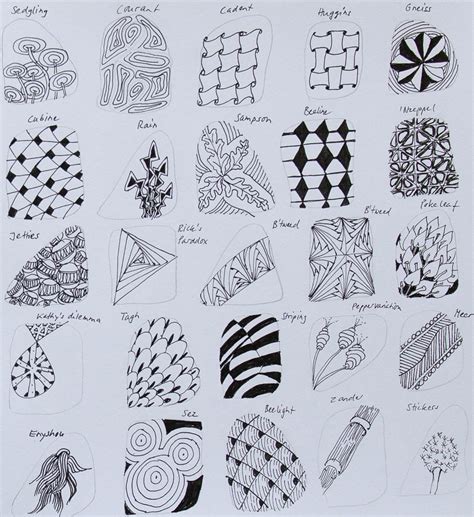 Zentangle Patterns 的图像结果