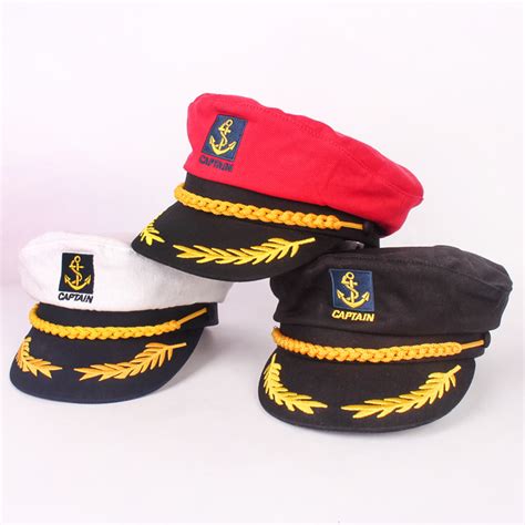 欧美海军帽白色外贸帽子夏季复古平顶军帽跨境船长海军水手帽批发-阿里巴巴