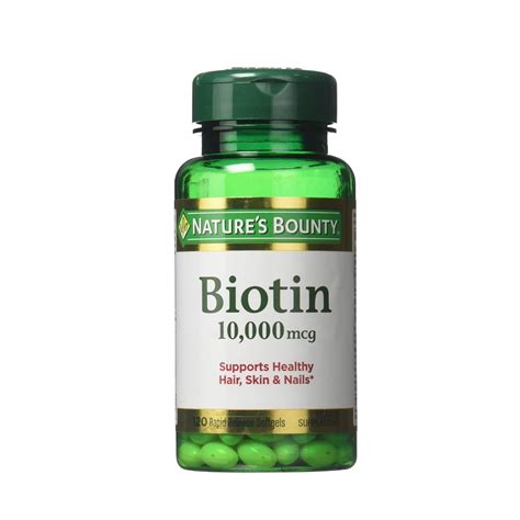 Buy Nature's Bounty Biotin 10000mcg, 120 Ct for Hair & Skin online in ...