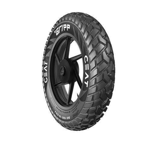Ceat Gripp 90/90 -12 54J Tube-Type Scooter Tyre, Rear : Amazon.in: Car ...