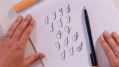 15 Ways To Write Letter J in Brush Calligraphy - The Happy Ever Crafter ...