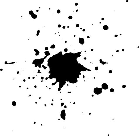 19 Black Paint Splatters (PNG Transparent) Vol. 2 | OnlyGFX.com