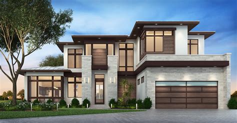 South Florida Design Cameron 2-Story Contemporary Floor Plan/South FL ...