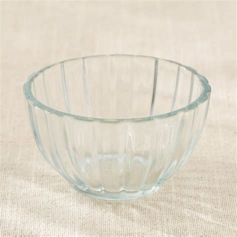 Buy Tuscany Zinnia Set of 7 Glass Ribbed Pudding Set from Home Centre ...
