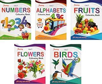 Buy Funny Colouring Book - Numbers + Alphabets + Fruits + Flowers ...
