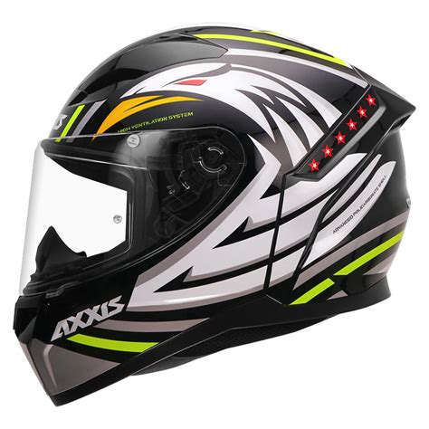 AXXIS- Segment Sharp (Gloss) Motorcycle Helmet – Biker's Pad