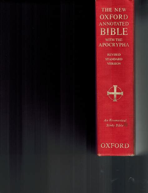 New Oxford Annotated Bible with Apocrypha, Expanded Edition, Revised ...
