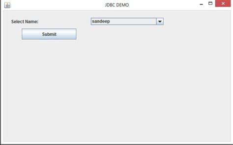 How to Display Data From Database in Java 的图像结果