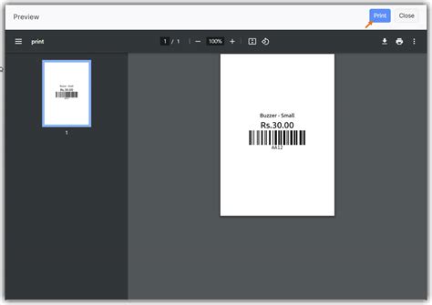 Print Barcodes | Online help - Zoho POS
