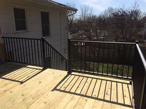 Westbury Black Aluminum Railing for Stylish Deck