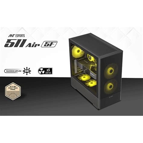 Buy Ant Esports 511 Air 5F E-ATX PC Cabinet
