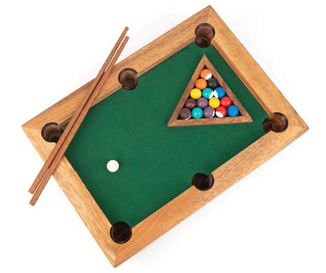 Mini Billiards Table Big Large 81.5 Cm Mini Pool Snooker Table Wooden